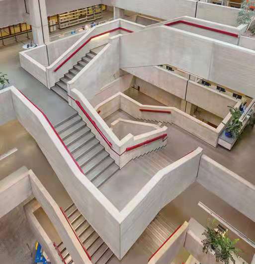 大学图书馆橡胶地板